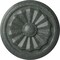 Ekena Millwork Olivia Ceiling Medallion (Fits Canopies up to 2 1/8"), 7 7/8"OD x 1 1/8"P, Athenian Green Crackle CM07OLAGC - alternate 1